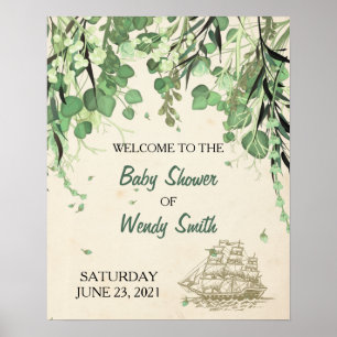 Vintager Peter Pan Neverland Begrüßungszeichen Poster