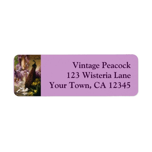 Vintager Pfau (Vorne)