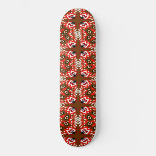 Vintager Pfau Skateboard