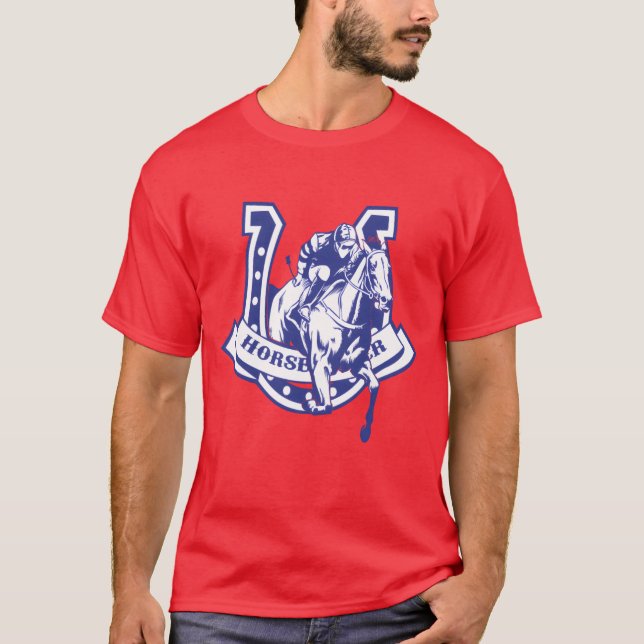 Vintager PFERDERAD T-Shirt (Vorderseite)