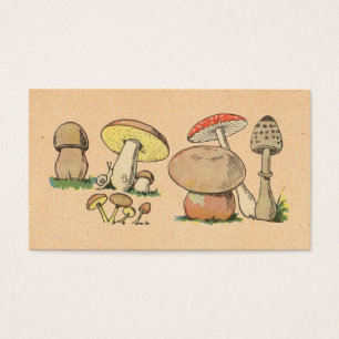Vintager Pilz-Druck