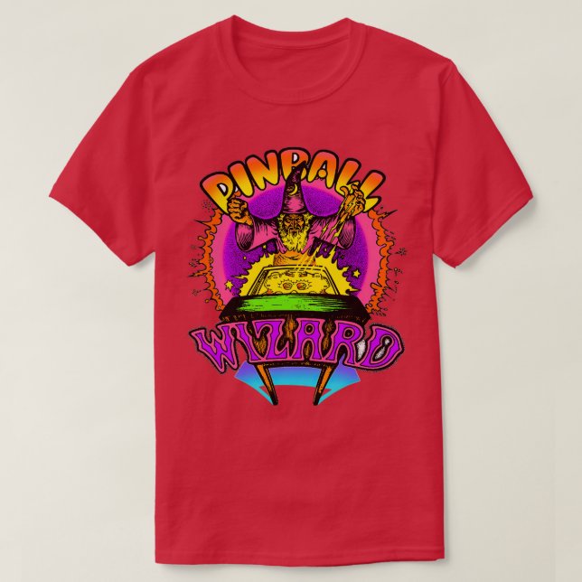 Vintager Pinball-Assistent 2 T-Shirt (Design vorne)