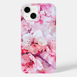 Vintager Pink-Pink-Petal-Blossom Case-Mate iPhone 14 Hülle