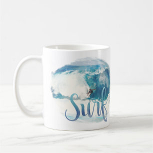 Vintager Pinselstil Kaffeetasse