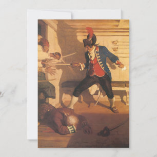 Vintager Piratenkapitän, Schwertkampf von NC Wyeth