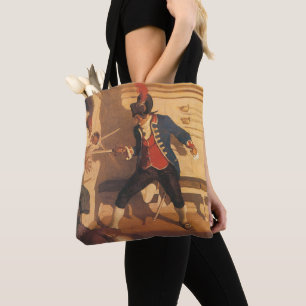 Vintager Piratenkapitän, Schwertkampf von NC Wyeth Tasche