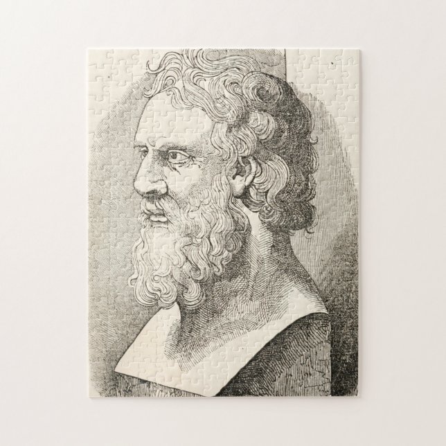Vintager Plato die Philosophen-Illustration (Vertikal)