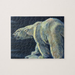 Vintager Polarbär, lebende Tiere der Arktis