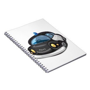 Vintager Polizist Notizblock