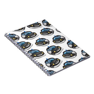 Vintager Polizist Notizblock