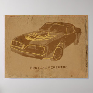 Vintager Pontiac Poster