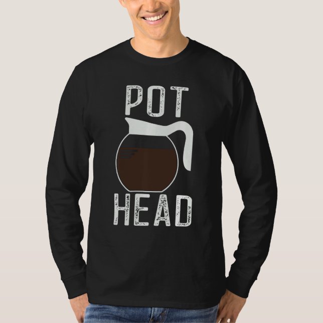 Vintager Potkopfkaffee T-Shirt (Vorderseite)