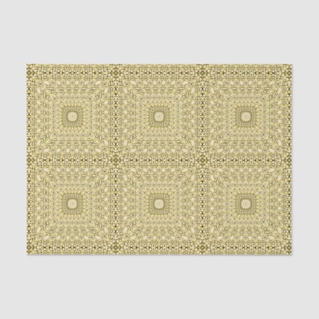 Vintager prägeartiger metallischer seidenpapier (Vorderseite)