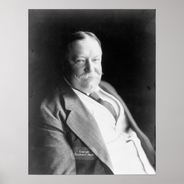 Vintager Präsident William Howard Taft Fotograf Poster (Vorne)