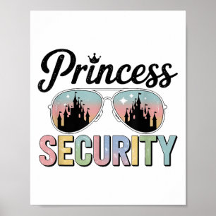 Vintager Princess-Sicherheitsschutz passend zu Fam Poster