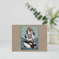 Vintager Protest gegen Penguin-Aktivismus