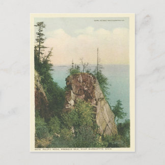 Vintager Pulpit Rock Marquette Michigan Postkarte
