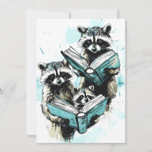 Vintager Raccoon Readers Club Ankündigung