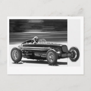 Vintager Racer Postkarte