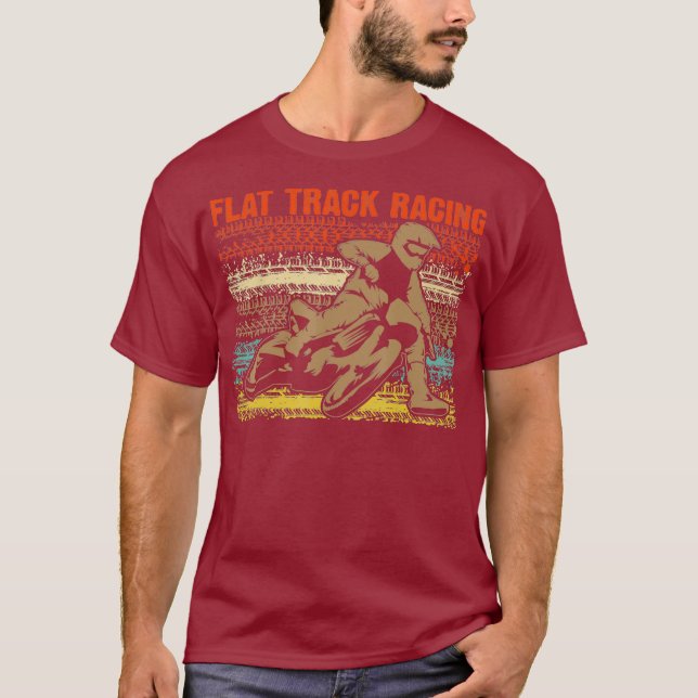 Vintager Racing-Rennfahrer T-Shirt (Vorderseite)