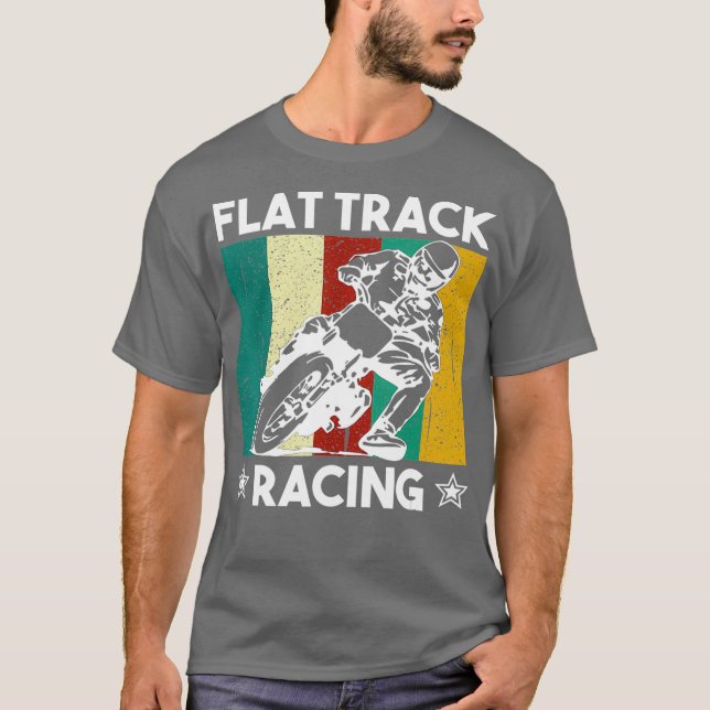 Vintager Racing-Rennfahrer T-Shirt (Vorderseite)