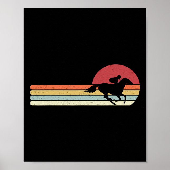 Vintager Racing Retro-Stil Poster (Vorne)