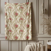 Vintager Raffinierter Blumenkorb Chic Eleganter Ra