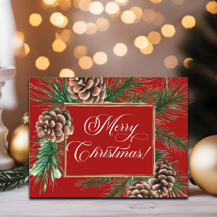 Vintager Rahmen Frohe Weihnachten