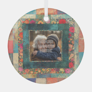 Vintager Rahmen für die Blumenbearbeitung in Ihren Ornament Aus Glas