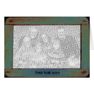 Vintager Rahmen grün - Vorlage