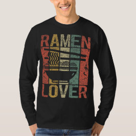 Vintager Ramen-Liebhaber (Grunge-Effekt) T-Shirt