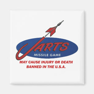 Vintager Rasen Jarts Magnet