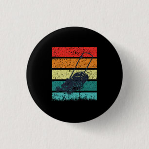 Vintager Rasenmäher Button