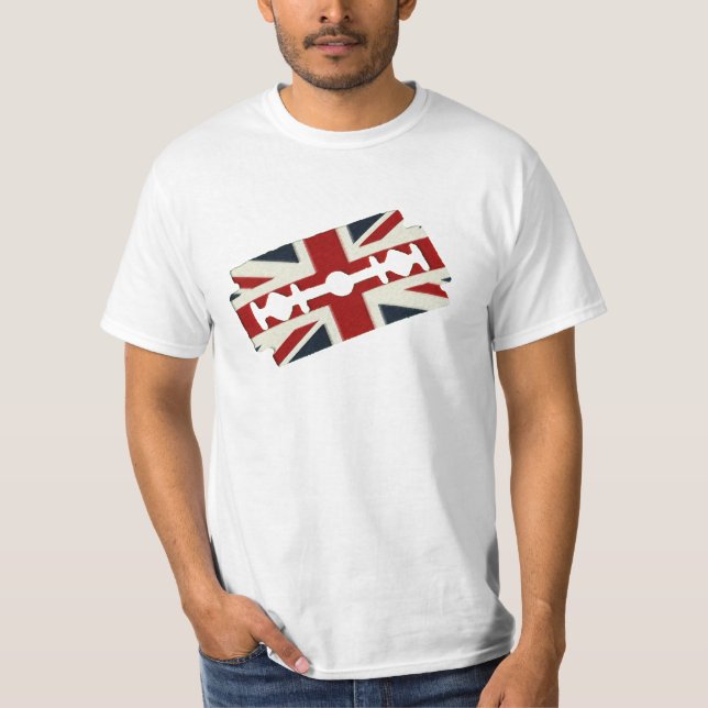 Vintager Rasierklingen-Gewerkschafts-Jack T-Shirt (Vorderseite)