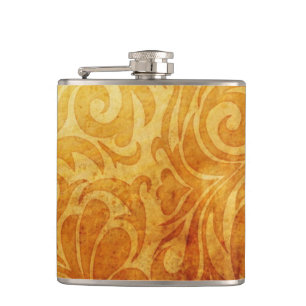 Vintager Razzle Dazzle in Gold Flachmann