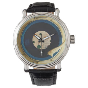 Vintager Rekordspieler Armbanduhr