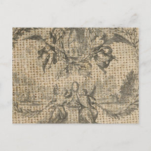 Vintager, religiöser Himmel, viktorianischer Engel Postkarte