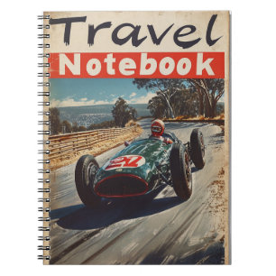 Vintager Rennwagen in Australien Notizblock