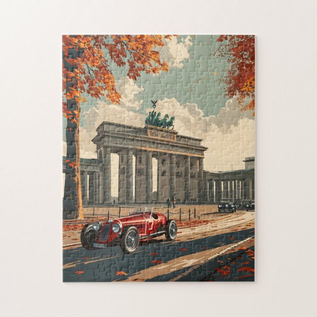 Vintager Rennwagen in Berlin (Vertikal)