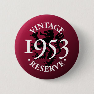 Vintager Reserve Pinback Knopf 1953 Button