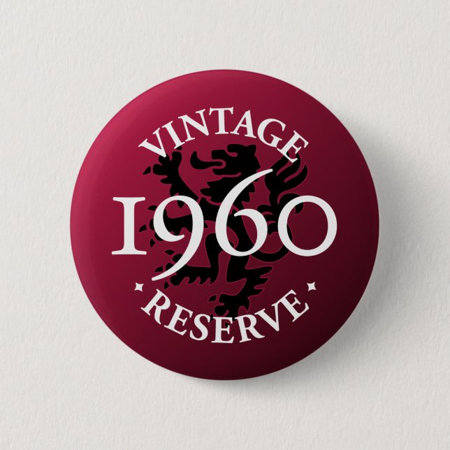 Vintager Reserve Pinback Knopf 1960 Button (Vorderseite)