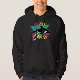 Vintager Retro-80er oder 90er-Jahre Orca Killer Wh Hoodie