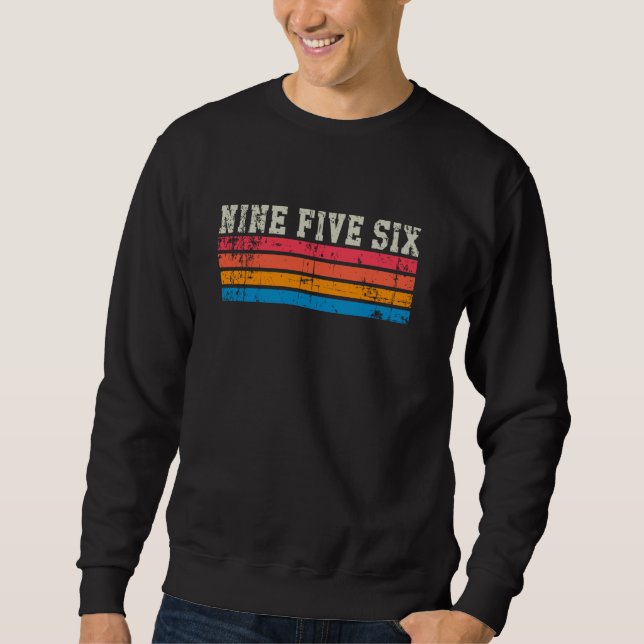 Vintager Retro-Area-Code der Mission Texas Sweatshirt (Vorderseite)