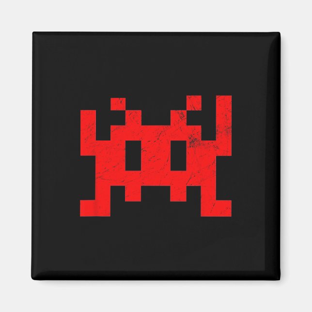 Vintager Retro-Arkade für das Videospiel Magnet (Vorne)