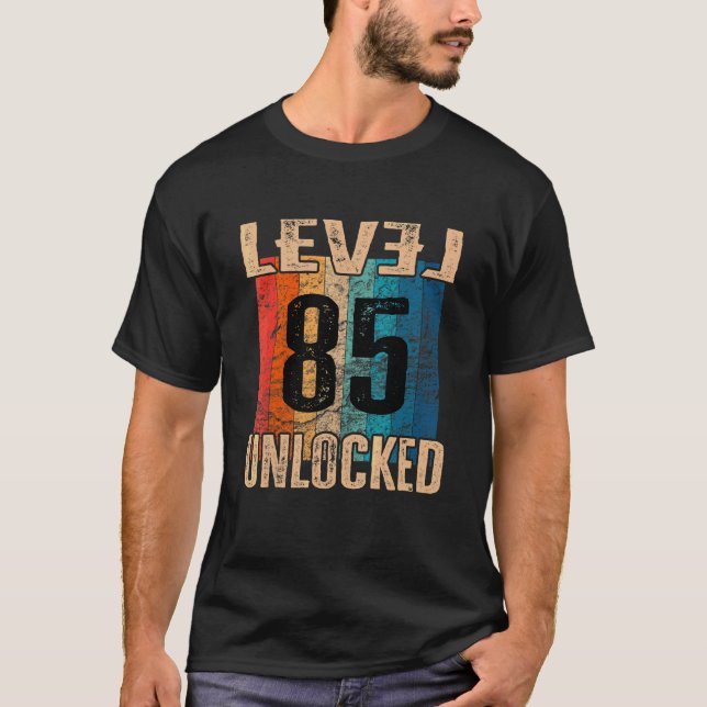 Vintager Retro auf 85. T-Shirt (Vorderseite)