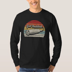 Vintager Retro-Barber verschwindet Trimmer-Frisur T-Shirt
