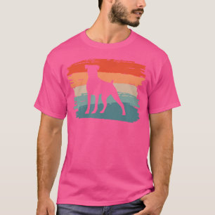 Vintager Retro Boxer Boxers Dog Lover T-Shirt