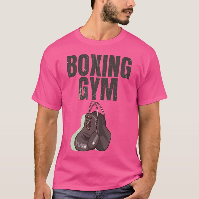 Vintager Retro Boxing Club T-Shirt (Vorderseite)