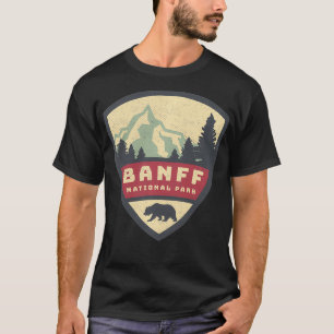 Vintager Retro Canadian Banff Nationalpark Rustika T-Shirt