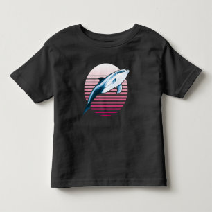 Vintager Retro-Dolphin Kleinkind T-shirt